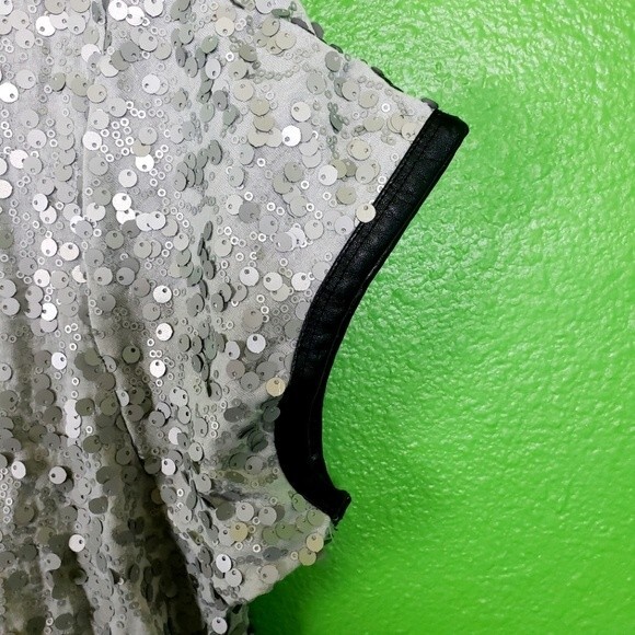 Victoria Secerts Women's Rare Grey/Gray Sequin Short Mini Dress Small S/P - Picture 6 of 12